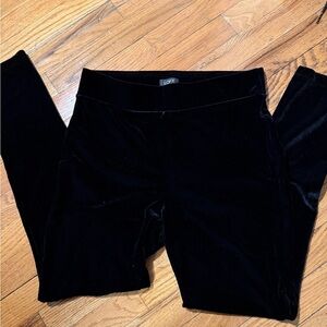 LOFT Black Velvet leggings